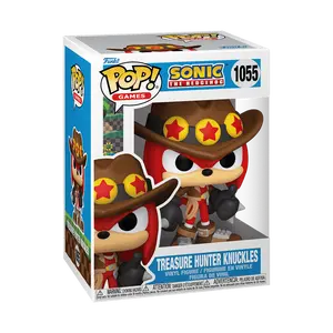 Funko Pop! Sonic The Hedgehog - Treasure Hunter Knuckles #1055 Collectible Pop Vinyl Figure