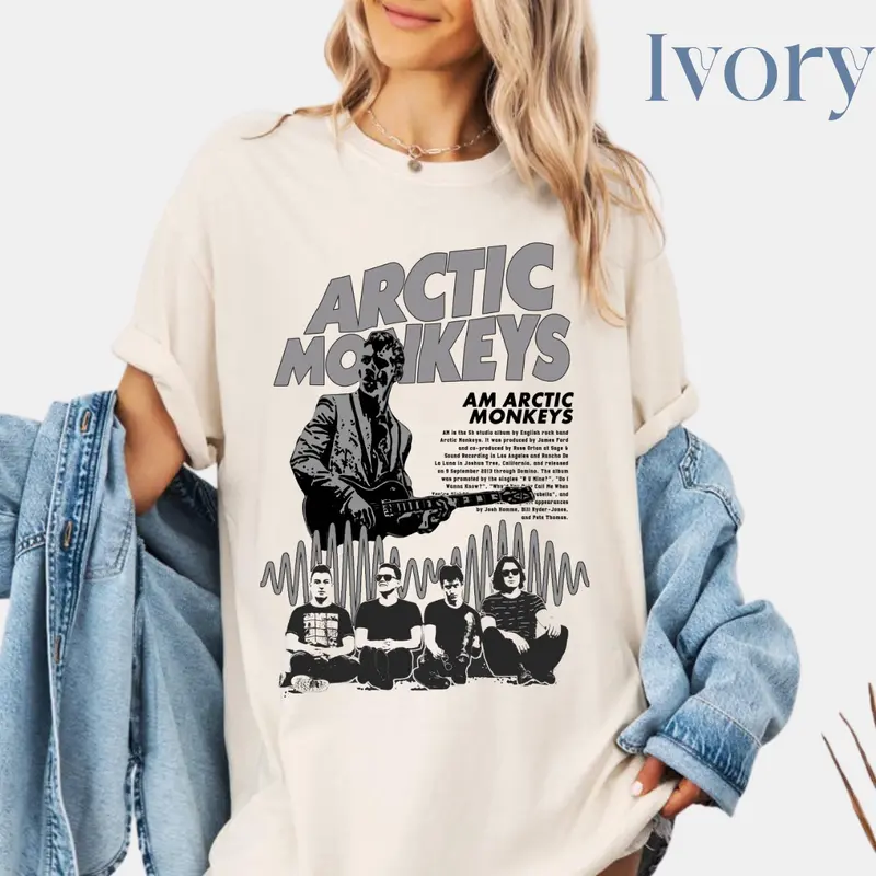 arctic monkeys t shirt am - TikTok Shop