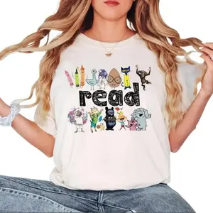 Read Children Books Shirt, Teacher Read Shirt, Kindergarten Gift Shirt, Read Children Books Shirt, Gift For Book Lover, Cotton Top