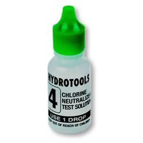 Swimline 8444 No.4 4-in-1 Hydro Tools Pool Cleaning Tester Refill Bottle - 1 oz, Color-and-Number Coded Chlorine Neutralizer Test Kit, Genuine Swimline Hydrotools Product, Easy Refill Ordering