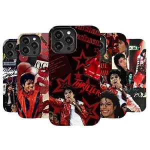 Michael Jackson Iconic Glove-Themed Inspired Phone Case– King Of Pop Fan Art Cover – Gift for Legendary Singer Music Lover Suitable for iPhone 17-11 Pro Max/Plus and  Samsung Galaxy S23-25
