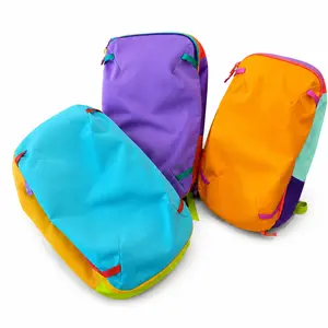 20L Dopamine Colorblock Backpack, Lightweight Travel Hiking Bag for Women & Men, Large Capacity Outdoor Daypack with Multi-Pockets for Camping, School & Everyday Carry