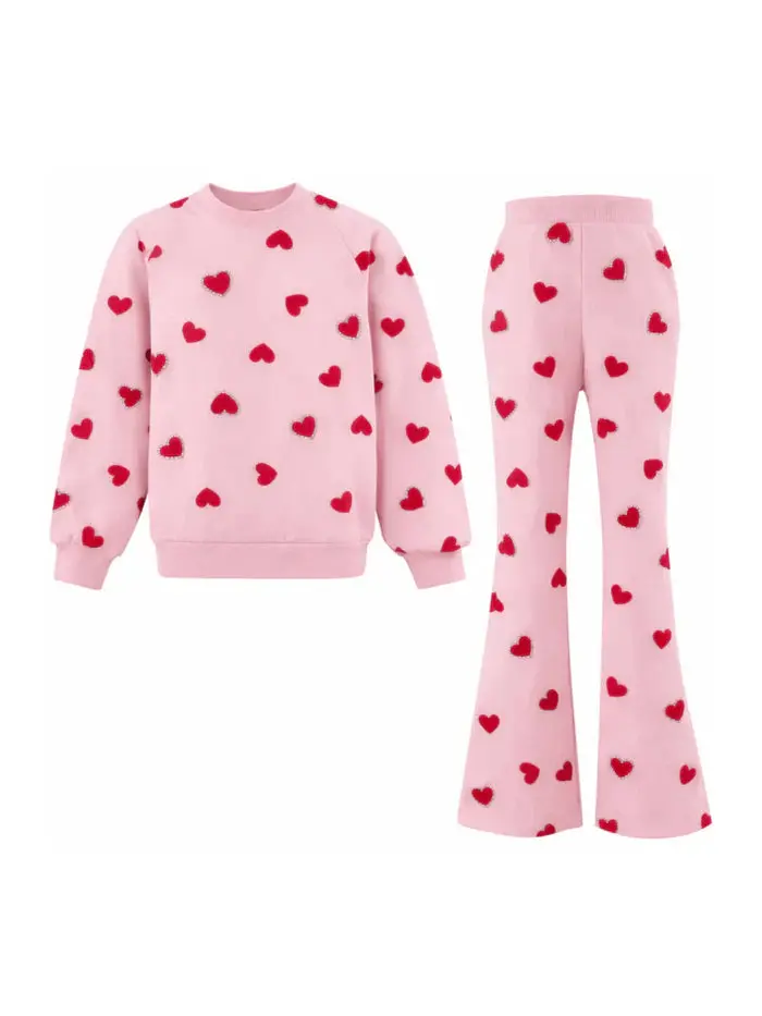 Pink Sparkle Sweetheart Lounge Set