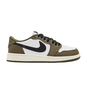 Air Jordan 1 Low GS 'Medium Olive'