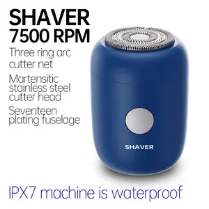 Portable Electric Shaver with Stainless Steel Blade and Self Grinding Design for Comfortable Holiday and Christmas Gifts - Personal Care Appliance