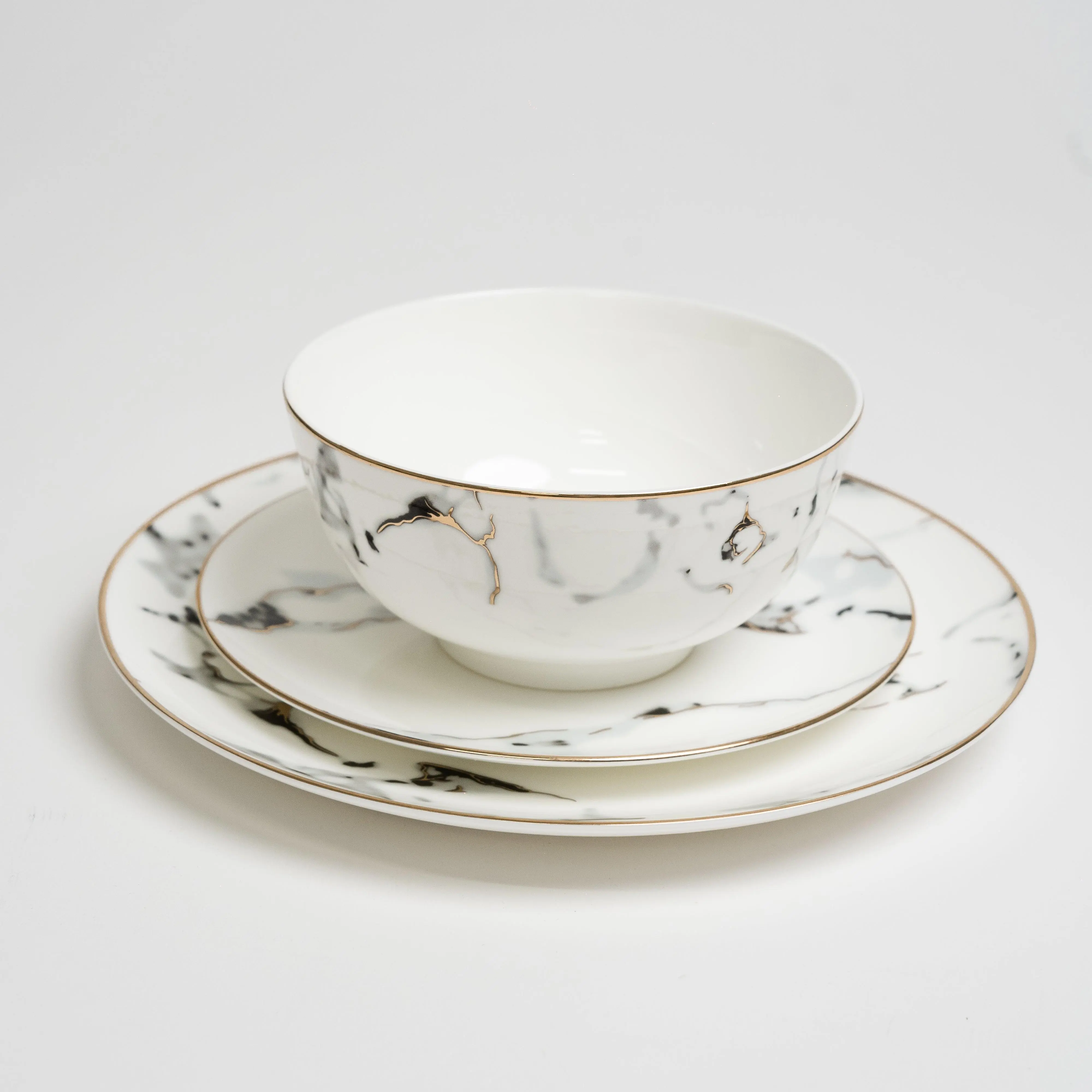 Grey Marble Dinnerware