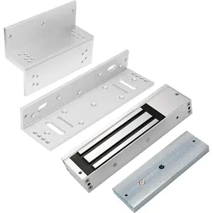 Electromagnetic Lock with Z and L Bracket 1200LBS 500KG Holding Force Electric  Door Lock 12V Fail Safe NC Mode for Access Control System