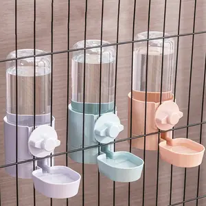 Water (Hanging Container) - Automatic Pet Feeder Cage Hanging Bowl Water Bottle Food Container Dispenser For Puppy Cats Rabbit Birds Pet Feeding Product