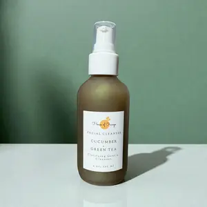 House of Orange Cucumber Green Tea Clarifying Facial Cleanser with Niacinamide & Willow Bark BHA for Gentle Skin Repair and Hydration 4 oz Hyaluronic Acid Radiant