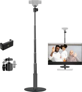 Webcam Stand, 28 Inch Web Cam Stand for Desk, Adjustable Webcam Mount Camera Stand for  Webcam C922 C930e C920S C920 C615 C960 C920x BRIO 4K NexiGo N60 and Others