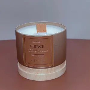 4oz) Fierce x Salted Caramel Candle