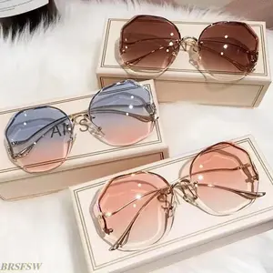3-Pack Women’s Metal Oversized Square Sunglasses, Vintage Chic Eyewear with UV400 Protection, Stylish Casual Shades for Daily Outdoor And Holiday Wear