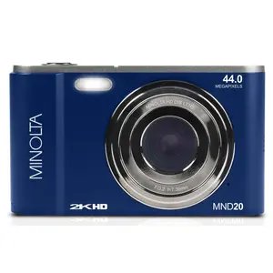 Minolta MND20 44 MP 2.7K Ultra HD Digital Camera (Blue)