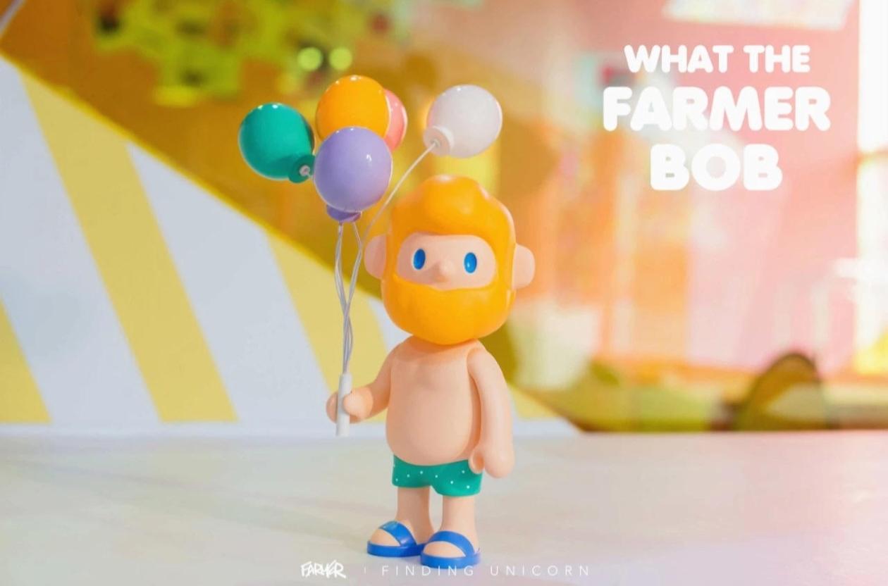 [FINDING UNICORN] 【Live Unboxing】200% FARMER BOB WHAT THE FARMER BOB Collection Figurine Toys for Modern Home Decor, Collectible Art Toy Cute Figures Desktop Ornament Collectible Toys Birthday Gifts