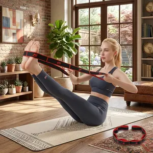 8-Band Digital Elastic Sport Accessory - Multi-Functional for Yoga Stretching, Latin Dance & Unisex Home Fitness Shaping