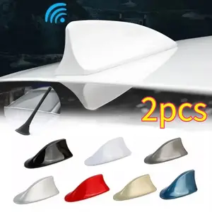 2PCS Car Antenna Roof Shark Fin Antenna Universal For BMW For KIA For HYUNDAI For TOYOTA