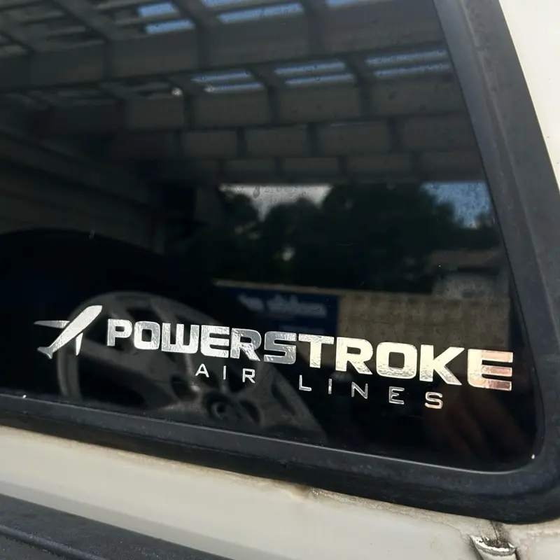 Powerstroke/ Duramax/ Cummins Airlines Decal - Air Lines Sticker for Your Needs Stylish Car Merch Weather Resistant