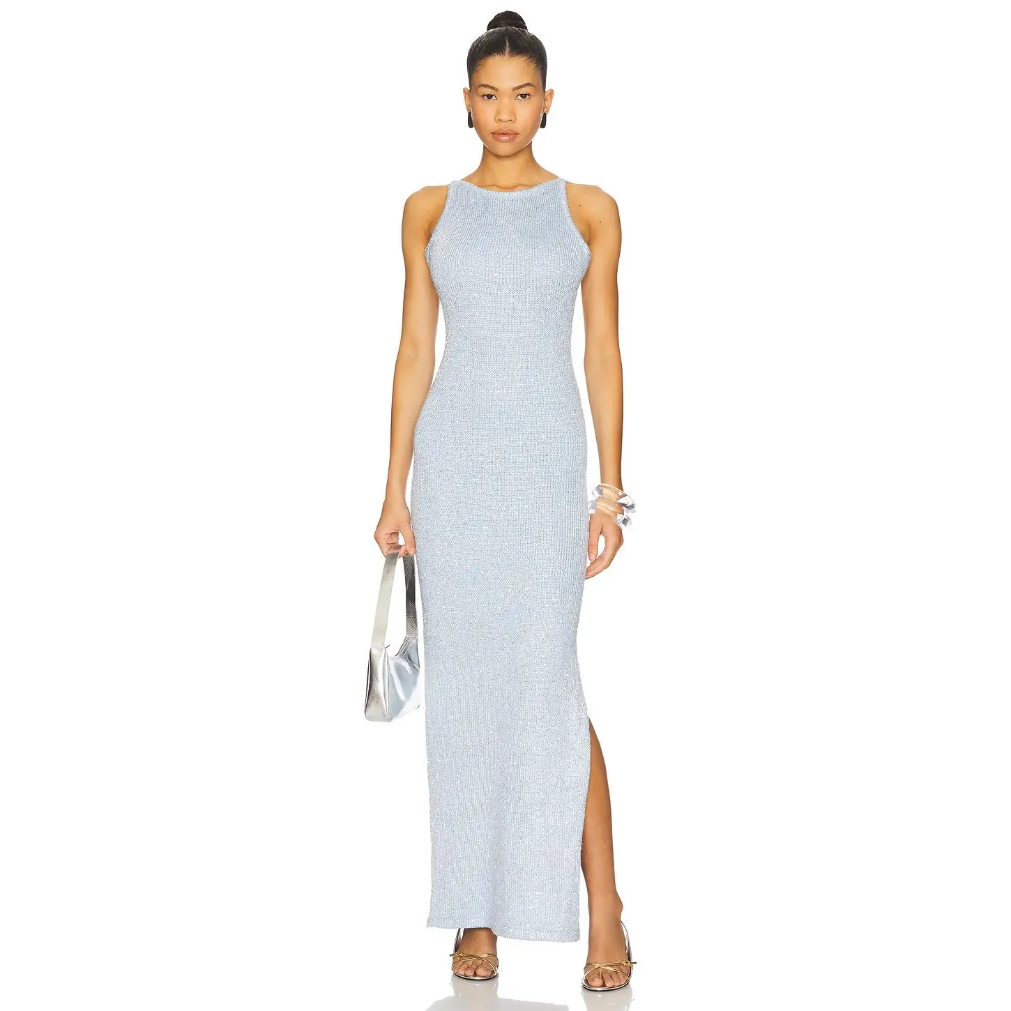SNDYS Azaria True Maxi Dress in Blue