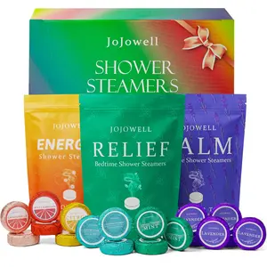 JoJowell Shower Steamers Aromatherapy - 18 Pack Birthday Gifts for Women Men, Fathers Day Gift for Dad Husband from Wife Daughter, Self Care with Natural Essential Oils Relaxation Home SPA