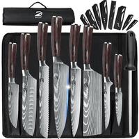 8Pcs Knife Set-Brown