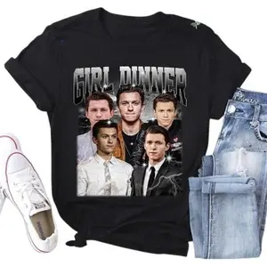Tom Holland FanGir Dinner To Hoand Shirt, Holland Gift Tee for Her Tshirt