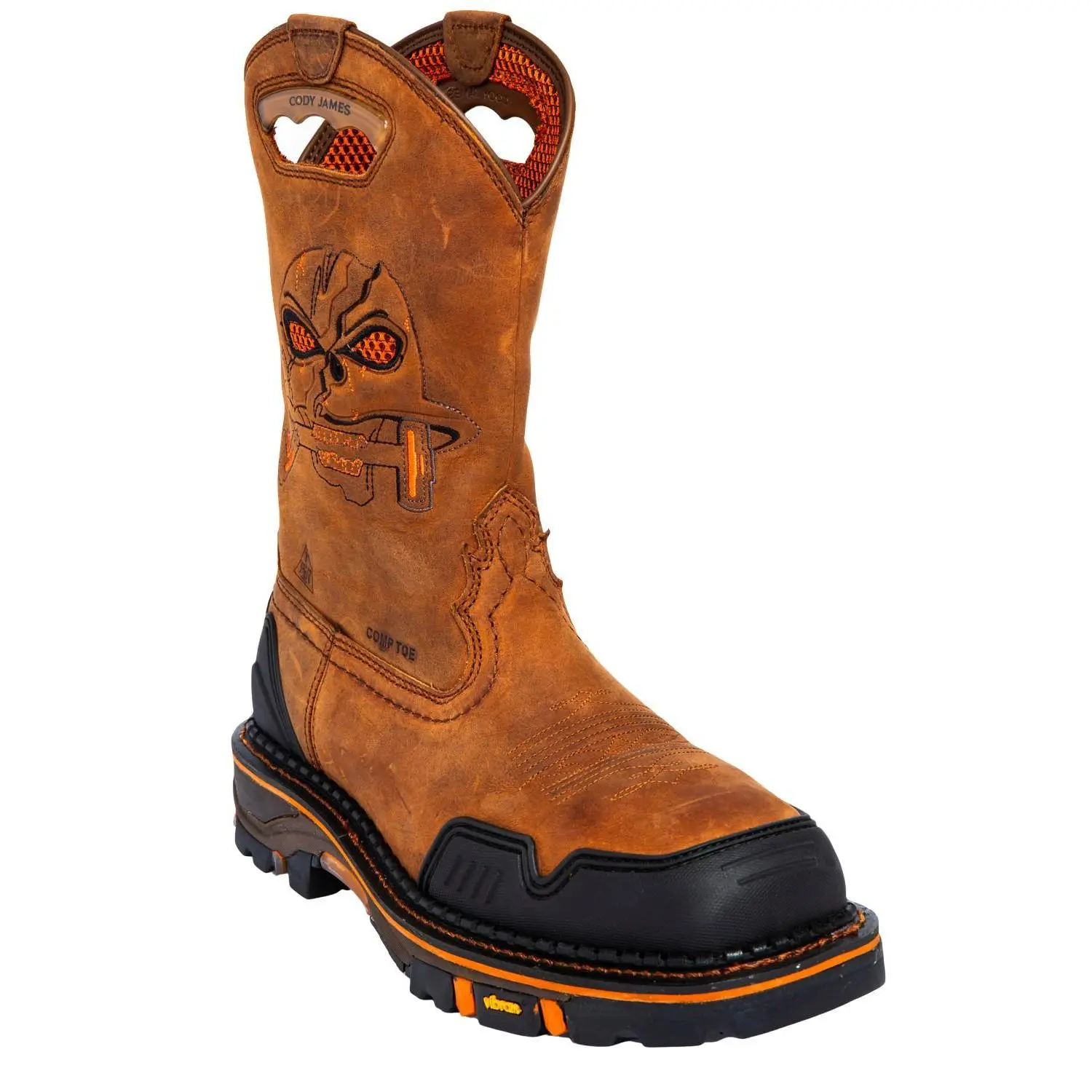 Cody James Men's 11" Decimator Western Work Boot Nano Composite Toe - Dbp-3-B