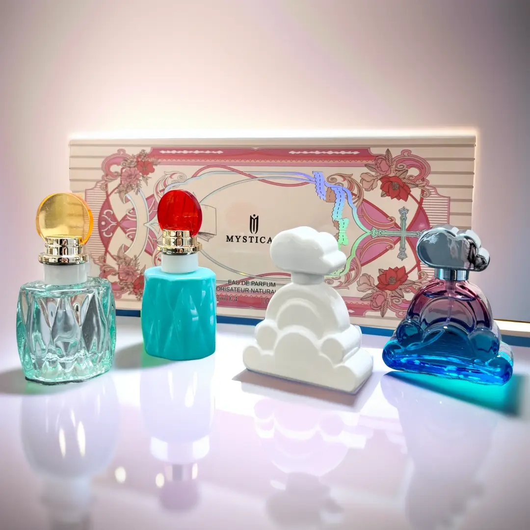 Women's Floral and Fruity Perfume Set, Women's fresh fragrance spray, Christmas winter Valentine's Daygift, 30ml*4(1.0FL.OZ.*4)