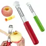 2 in 1 Apple Corer and Peeler, Apple Core Removal Tool, Stainless Steel Fruit Corer, Apple Seed Remover for Cored Apples, Pears, Bell Peppers and Cakes, Kitchen Gadget for Fruit and Vegetable