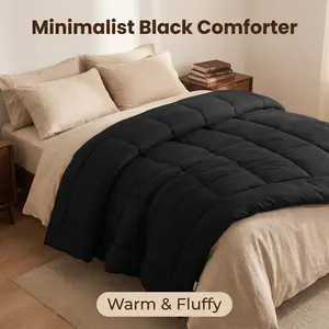 Bedsum Down Alternative Comforter - Ultra Soft & Breathable, Lightweight All-Season Bedding, Hotel-Like Comfort, Machine Washable, OEKO-TEX