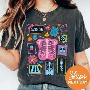 Comfort Colors Xray Tech Shirt, Rad Tech Shirt, Radiology Gifts