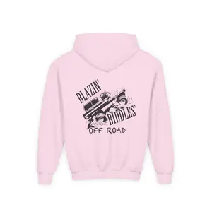 Blazin’ Biddles Off-Road Youth Hoodie – Adventure Ready Squarebody Apparel