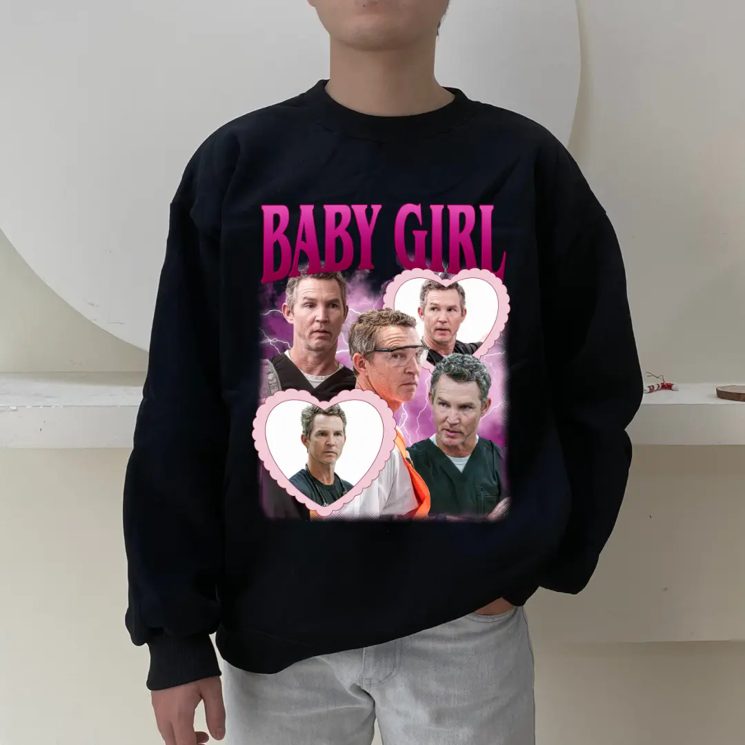 Baby Girl Shawn Hatosy Shirt Jack Abbott Shirt The Pitt TV Show Tee