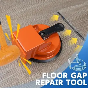 Iron Floor Crack Repair Suction Tool Set, Includes 3 Hammer Pads and 3 Transparent Auxiliary Floor Mats, Essential DIY Tools