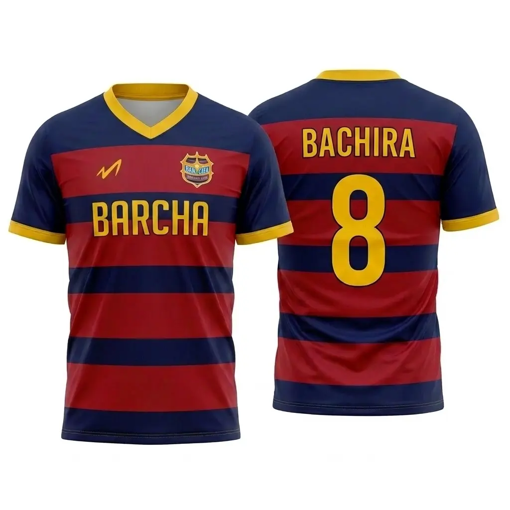 Bachira 8 Anime Jersey, Blue Lock Barcha Cosplay Football Shirt, Mens Striped Short Sleeve Athletic Sportswear, Breathable V-Neck Training Activewear Top, Casual Summer Streetwear Fan Jersey, Otaku Manga Soccer Lover Gift