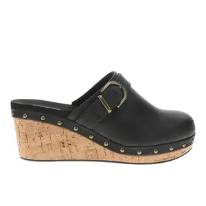 Corkys Womens Who Knew Studded Slip On Clogs Casual - Black Corkys Womens Who Knew Studded Slip On Clogs Casual - Black