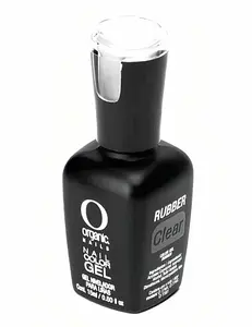 Organic Nails Rubber Gel Nail Polish, 15ml (10G Volume) - Cosmetic Manicure Product for Professional & Personal Use, Smooth Natural Finish