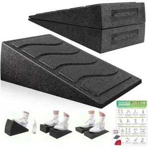 Slant Board for Calf Stretching, 5 Adjustable Angles Incline Board for Squat Wedge, 480 lbs Weight Capacity Calf Stretch Yoga Foam Wedge for Exercise, Squat, Mobility & Physical Therapy
