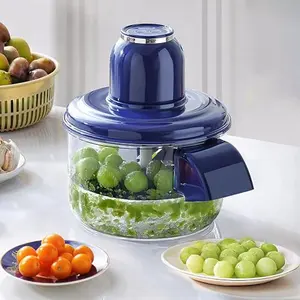 Ormos Electric Grape Peeling Machine - Automatic Garlic & Tomato Peeler, Rechargeable Fruit Skin Remover Tool For Small Fruits, Home Kitchen Gadget-Blue