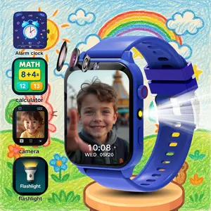 Smart Watch with Pedometer, Sleep Monitor, Camera, Game Calculator, Brain Games, Digital Display, USB PD Charging, Ideal Gift