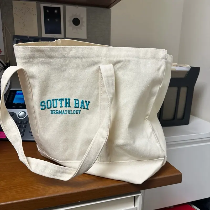 Custom Embroidered Tote Bag | Personalized Nurse Department Tote | Medical Office Team Gift | Canvas Work Tote