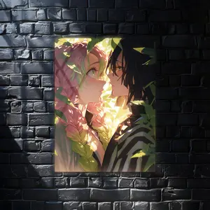 Kanroji Mitsuri Kimetsu no Yaiba Anime Wall Art Poster, Modern Wall Art, Anime Gifts, Wall Decor