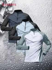 Men's Sporty Patchwork Colorblock Jacket, Ideal for Fitness Running Hiking, Versatile Casual Wear, Stylish Men's Outerwear, Sports Outerwear, Athletic Jackets