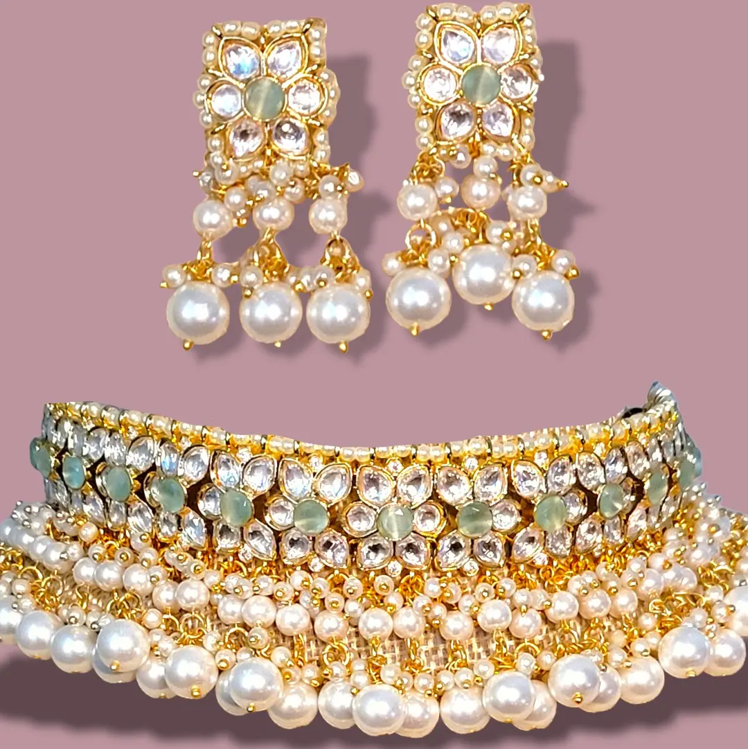 NOORAH necklace set mintnecklace