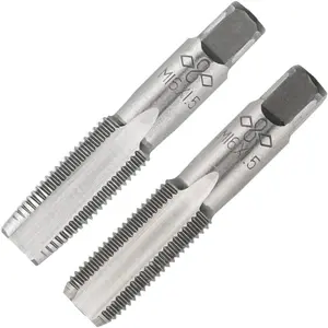 M16 X 1.5 Metric Hand Tap, Right Hand M16 X 1.5mm Threading Hand Tap 1Pair