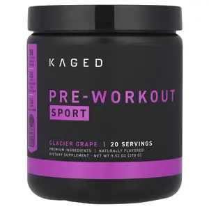 Kaged Pre-Workout, Sport, Glacier Grape, 9.52 oz (270 g)