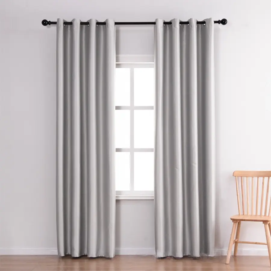 Thickened High Light Blocking Satin Curtains, Modern Luxury Cream Style, Strong Insulation, Windproof & Thermal, Multiple Colors Available, Thermal Insulated Curtain