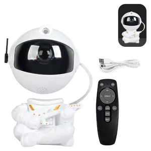 Astronaut Galaxy projector lamp - remote control, mini projector lamp, Starry sky lights for bedroom décor and home theater ambience space room  projector portable projectors Audio
