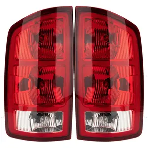 Tail Light Assembly for 2007-2008 Dodge Ram 1500/2007-2009 Ram 2500 3500 Driver & Passenger Side Rear Brake Lamps Waterproof Truck Parts Led Backlights