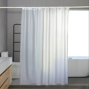 HOT Waterproof Premium PEVA Bathroom Liner - Rust-Proof  Non-Toxic  Mildew-Resistant  Easy-to-Clean Shower Liner for a Fresh and Healthy Bathroom Experience