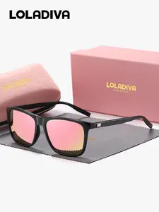 1 Piece LolaDiva Unisex Oval Full Frame Sunglasses Modern Summer Sunglasses Streamlined Design Comfort & Style Combined UV400